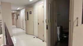 Inside the Mecklenburg County Detention Center.