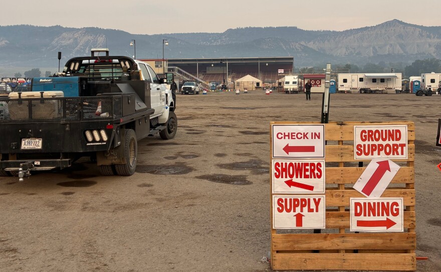 Scenes from inside the Gold Mountain Incident Command Post