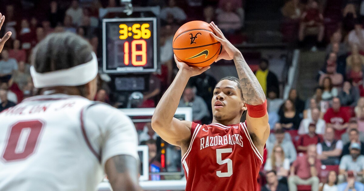 Razorbacks edge the Crimson Tide in overtime