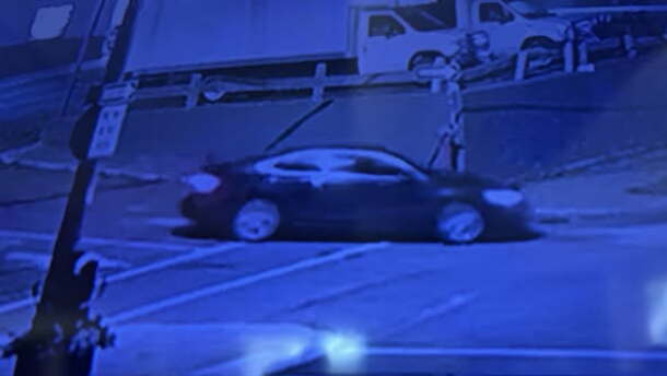 Suspect vehicle in Hancock hit and run