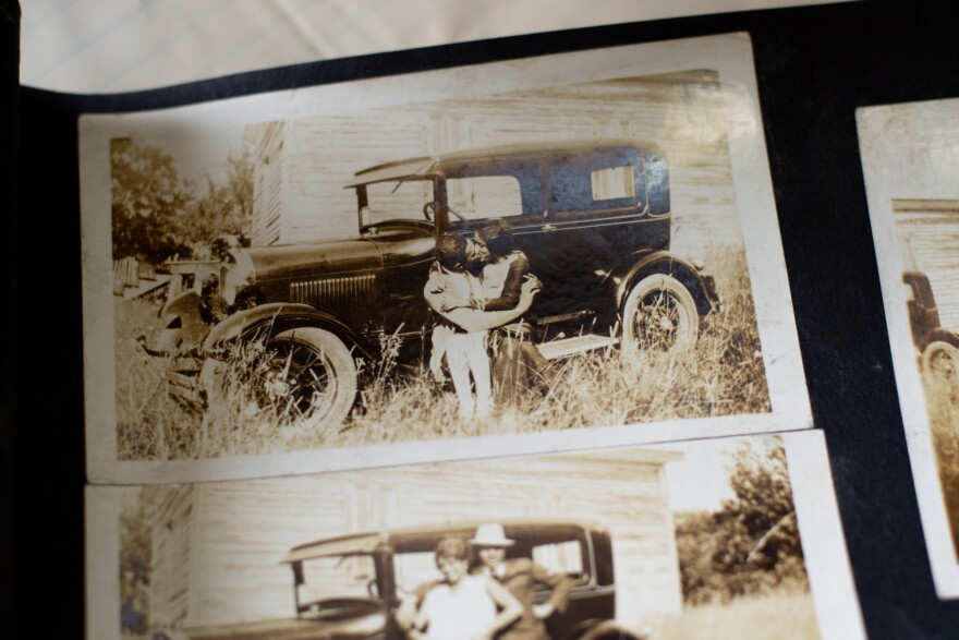 A romantic photo from Mary's, a.k.a. Pete's, scrapbook.