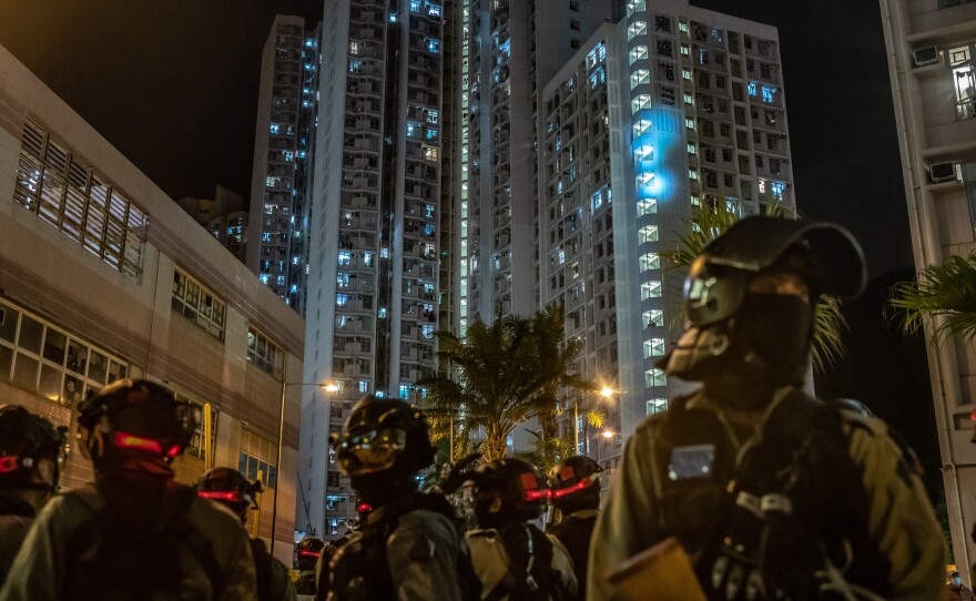 In January, Hong Kong residents protested a proposal to use newly constructed housing as a quarantine site for patients with COVID-19.