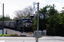 The Norfolk Southern-owned and -operated railroad through Harrisonburg currently transports freight trains. Advocates hope some day it will carry people, too.