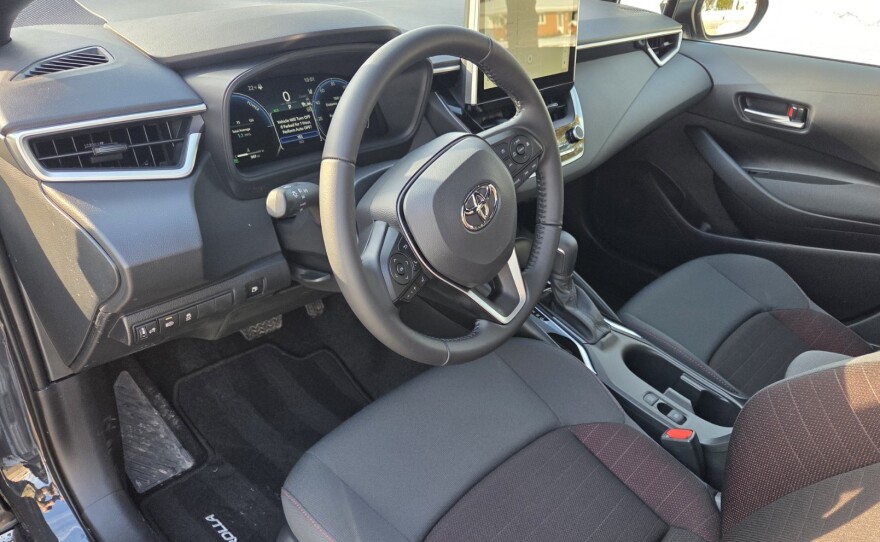 2026 Toyota Corolla SE AWD Hybrid interior