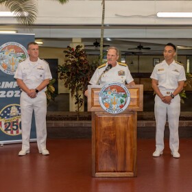 The opening ceremony and press conference marked the start of Rim of the Pacific (RIMPAC) 2026 in Hawaiʻi on June 24, 2026.