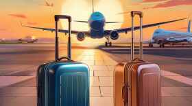 Arts Center Theatre Poster for Sam Bobrick's 'Baggage'