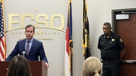 District Attorney Jim O'Neill (left) and Sheriff Bobby Kimbrough held a press conference on Wednesday, July 15, to reveal that the June 30th jogger who was allegedly assaulted at Tanglewood Park was, in fact, not attacked there.
