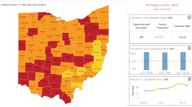As of Wednesday afternoon, Portage County was at Level 3 (red) on the state's coronavirus advisory map.