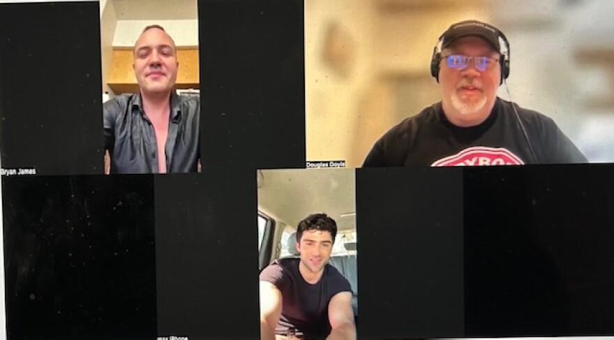 Bryan James (left) and Max Ehrich (bottom) join WBGO's Doug Doyle to talk about the new film Reckless