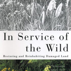 a book cover with praire and it says "in service of the wild"