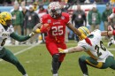 Illinois State running back Marshaun Coprich carries the ball