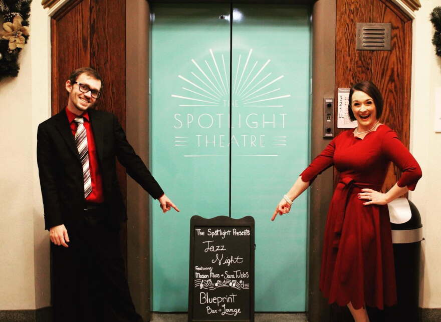 Moss performed with Spotlight Theatre co-owner Sara Tubbs in the jazz act Tubbs & Moss.