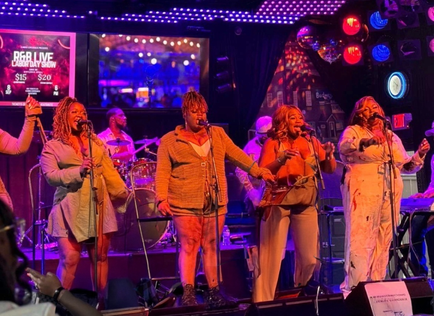 R&B Live Ladies Edition performing on stage