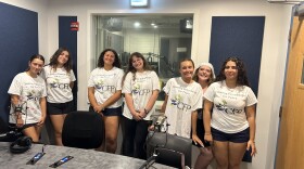 Creating Friendships for Peace works to teach youth from conflict-ridden regions of the world how to unite despite generational hostility. Teens from conflicting territories in Cyprus spent a month in Wilmington learning about the community and building friendships. Left to right: Alena, Minel, Mayra, Ella Peters (volunteer coordinator), Lillie, Madelyn Bell (volunteer coordinator), and Marisia. Other volunteer coordinators Lillie Swindle and Brooke Bolio not pictured.
