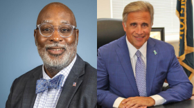 Left: Longtime county commissioner Jonathan Barfield, Jr. Right: Wilmington Mayor Bill Saffo.