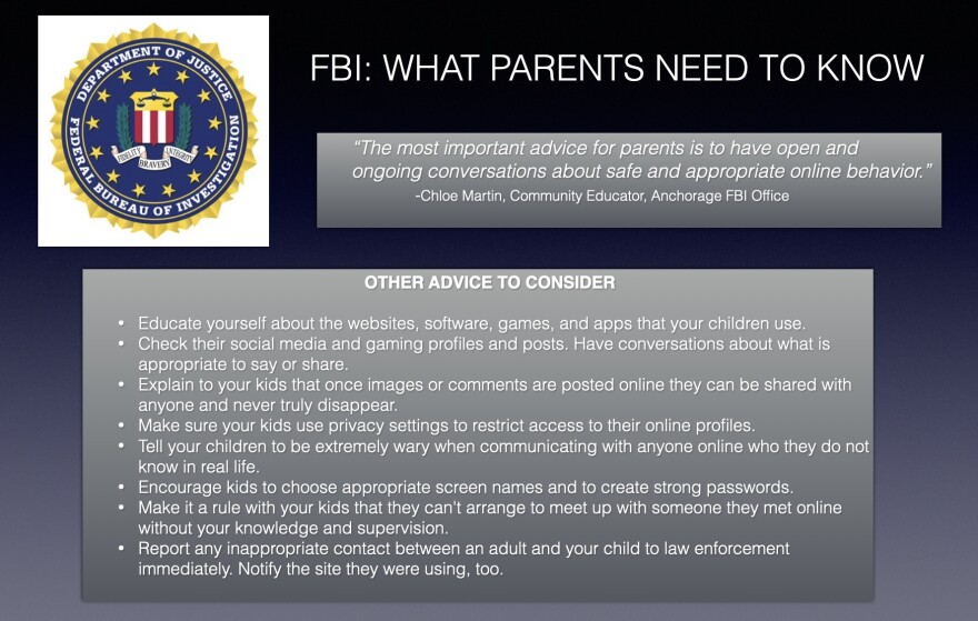 FBI Advice for Parents on Internet Usage