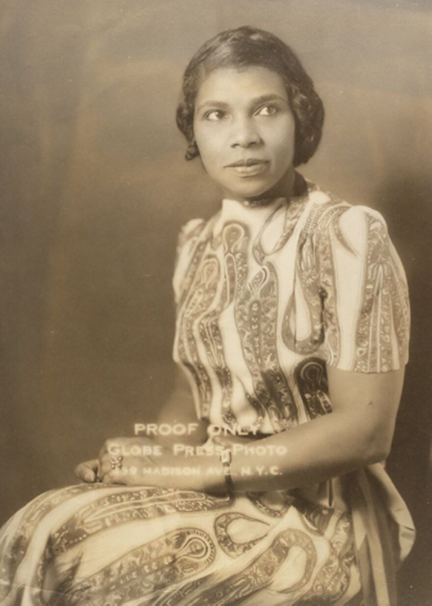 Marian Anderson in the 1920s.