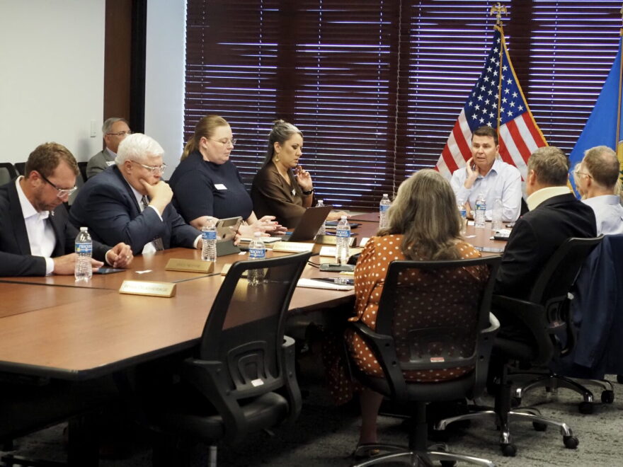 The Oklahoma State Board of Education meets June 8 at the Oklahoma State Department of Education building in Oklahoma City. The board voted Thursday to downgrade the accreditation status of dozens of school districts for poor academic performance.