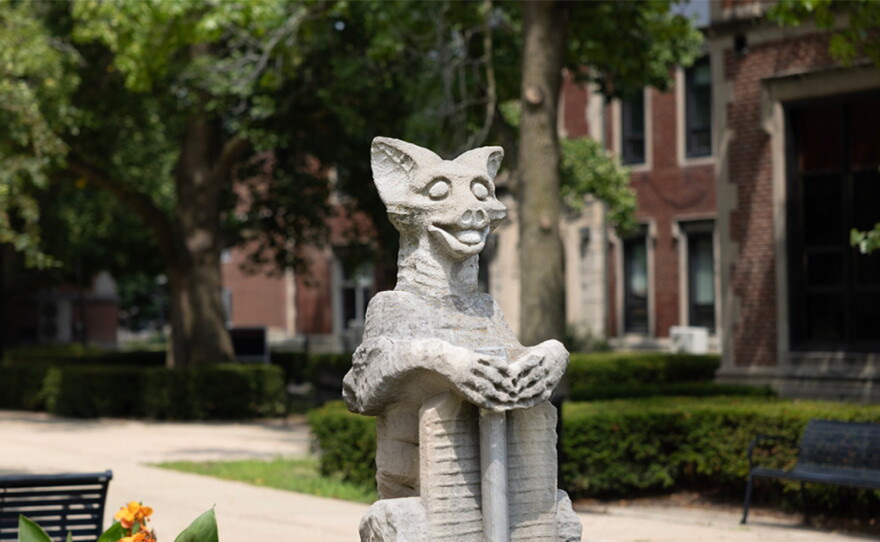 Despite her name and reputation, “Olive Goyle” isn’t actually a “gargoyle.” She’s a “grotesque,” since she never functioned as a waterspout.
