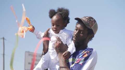 Malik Hall and his son Malik Hall Jr., two of the people featured in the documentary "The Moths and the Flame" showcasing Black fatherhood in Pahokee, Florida. It's one of the 80 features, documentaries and shorts playing at the 2026 Tallahassee Film Festival.