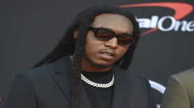 Takeoff arrives at the ESPY Awards in Los Angeles on July 10, 2019.