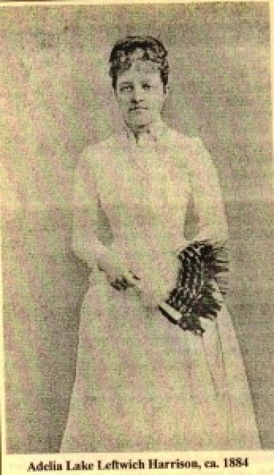 Adelia Lake Leftwich Harrison 1884