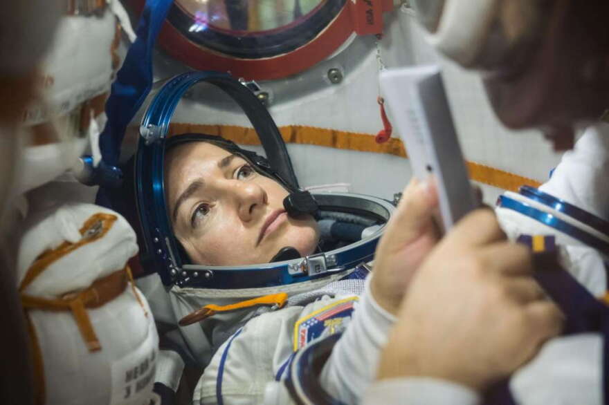 NASA's Jessica Meir trains for her launch to the International Space Station. 