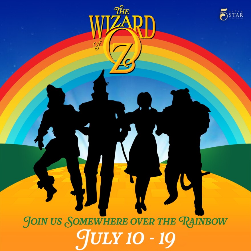 A theatrical production of The Wizard Of Oz takes the stage in Thousand Oaks July 10-19.