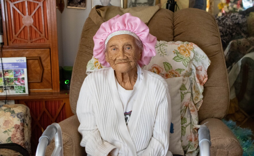 100-year-old resident Rosa Shannon