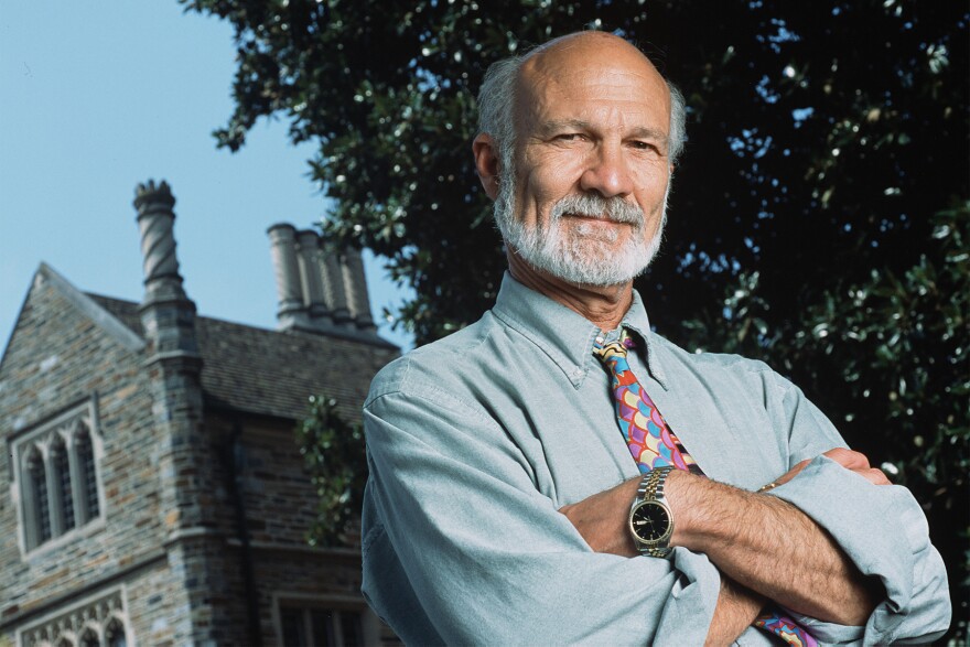 a photo of theologian Stanley Hauerwas