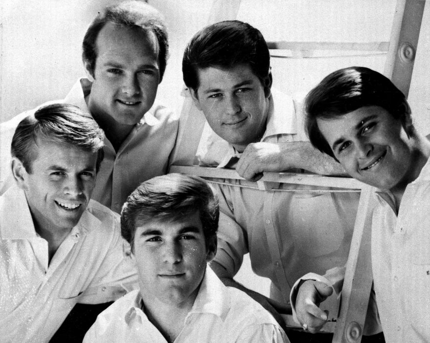 The Beach Boys in 1966 file photo. From left: Al Jardine, Mike Love, Dennis Wilson, Brian Wilson and Carl Wilson. Classics such as the Beach Boy's "Good Vibrations" and "Summer Nights" from Grease are among the best-loved songs of the summer. (AP)