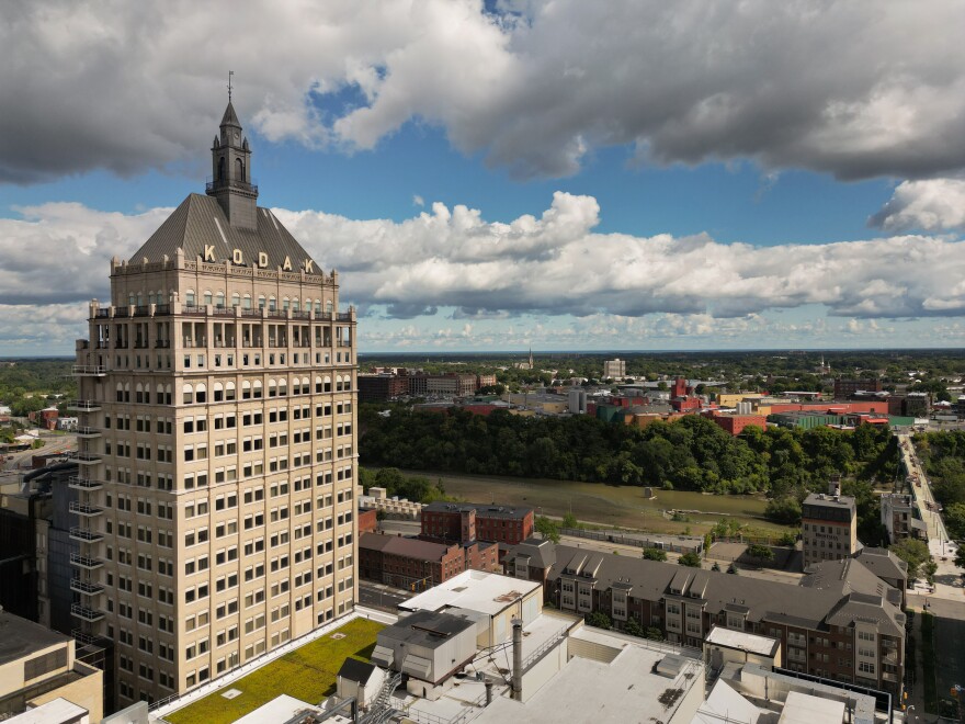 Eastman Kodak Company world headquarters on State Street in Rochester.