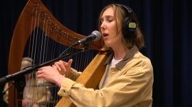 BAUGS performing live in WNIJ's Studio A