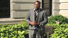 Bishop Gregg Greer, with Freedom First International speaks with the media on July 9th, 2020.