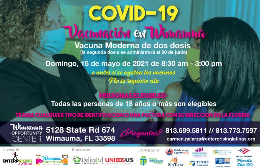 Enterprising Latinas began advertising for the May 16 vaccination event last month in the hopes residents can adjust their schedules in time to attend.