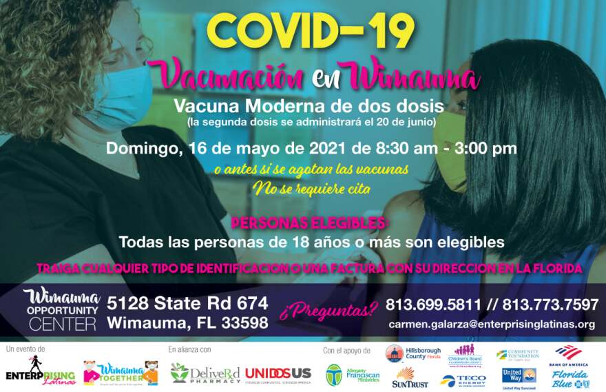  Enterprising Latinas began advertising for the May 16 vaccination event last month in the hopes residents can adjust their schedules in time to attend.