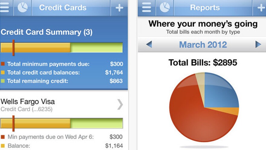 Personal finance software such as Pageonce, seen here in a demonstration, can help reduce the amount of paper tax records we keep.