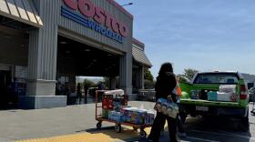 outside a costco store