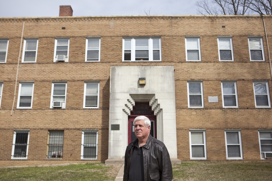 Art Nalls owns the Mount Dome Apartments in Southeast Washington, D.C. Nalls says he tries to provide good, decent, affordable housing but needs people to pay their rent to do that.