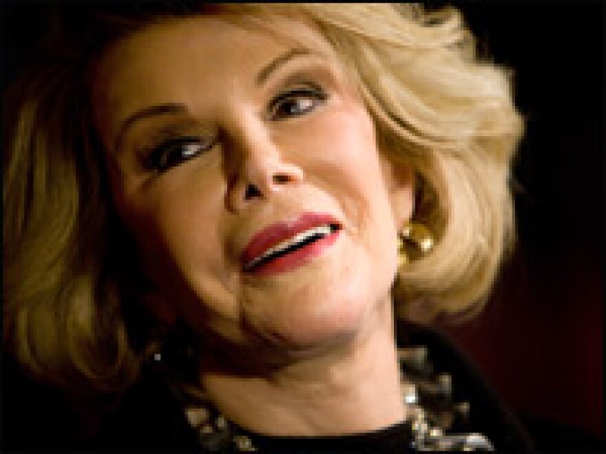 Acclaimed comedian, raconteur, and talk show host Joan Rivers says she has just one sacred cow, at least for now: President-elect Barack Obama.