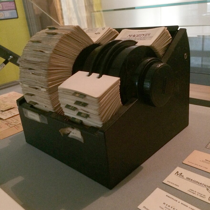 In the 1980s-1990s, New York art dealer Holly Solomon kept a Rolodex filled with some 2,000 contacts.