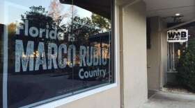 Florida was not Marco Rubio country on Tuesday night. Photo: Renata Sago, WMFE