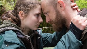 Thomasin Harcourt McKenzie and Ben Foster in a still from "Leave No Trace." (Scott Green/Bleecker Street)