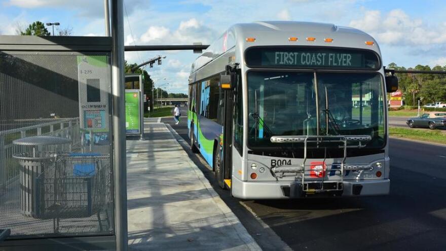 Photo of a JTA bus