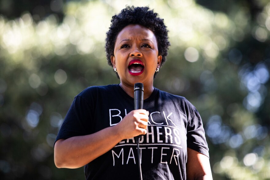 Courtney Robinson, a professor at Huston-Tillotson University, talks about the inequitable systems that harm black students.