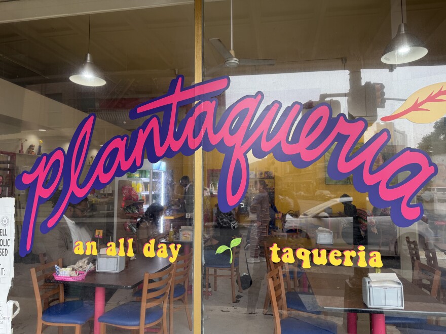 Plantaqueria sells tamales and tortillas by the dozen, meat by the pound, and salsa and other items in bulk.