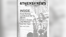 A scan of the first-ever cover of the Athens 'A' News.