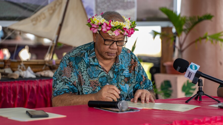 CNMI Governor David M. Apatang
