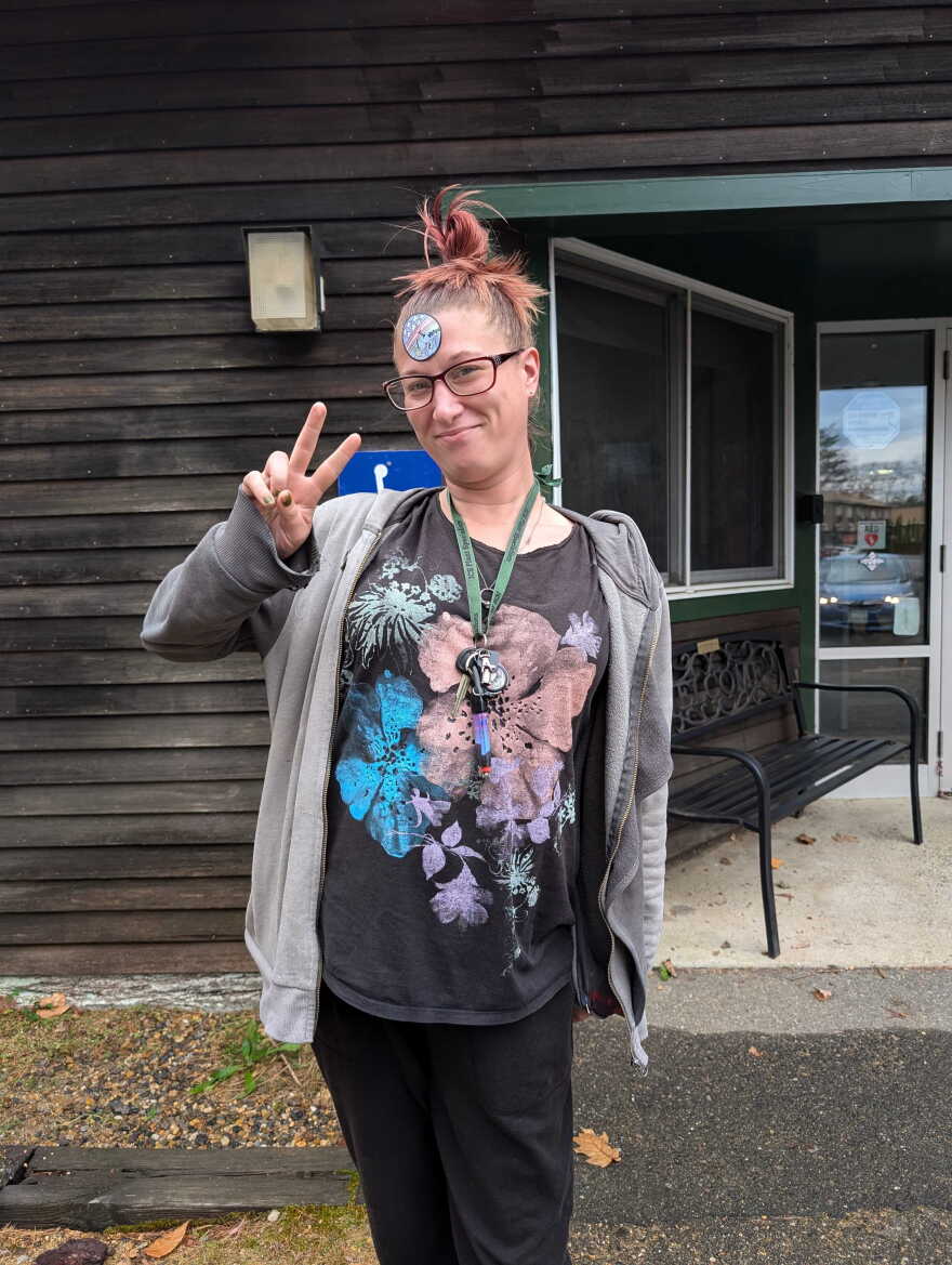 Kira Fogg, resident of Northfield, said she's feeling hopeful. "I hope whoever wins has the best for the country in their heart."