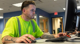 Nicholas Lynch enrolls in classes at NexStep Alliance. Lynch enrolled to take classes for his GED. "Everyone's so nice," he said. "Everyone here want's to see you do good."